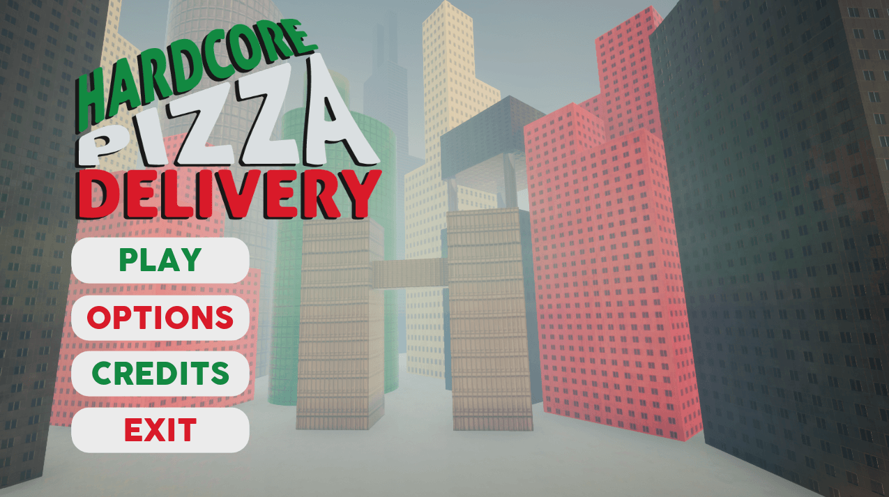 Game main menu screenshot